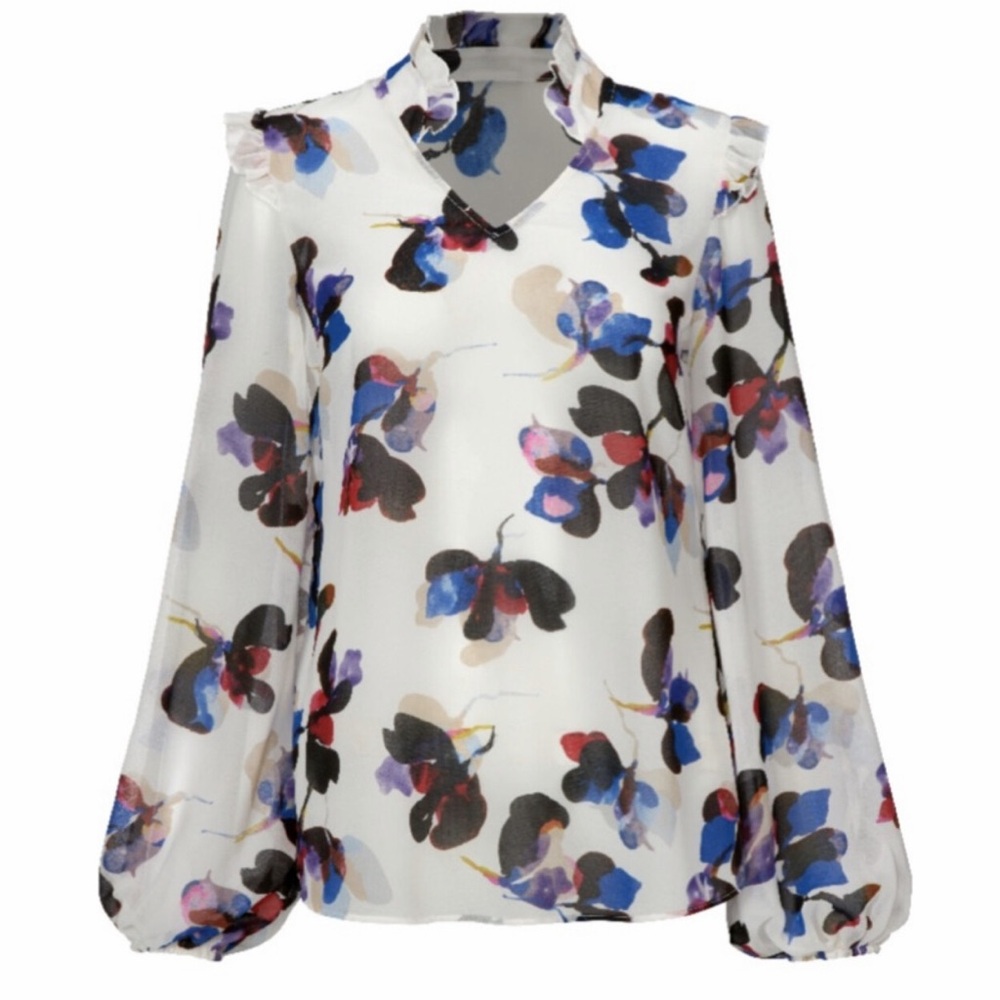 CAbi Orchid Blouse size XL